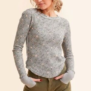 Free People NWT We The Free Pretty Little Thermal